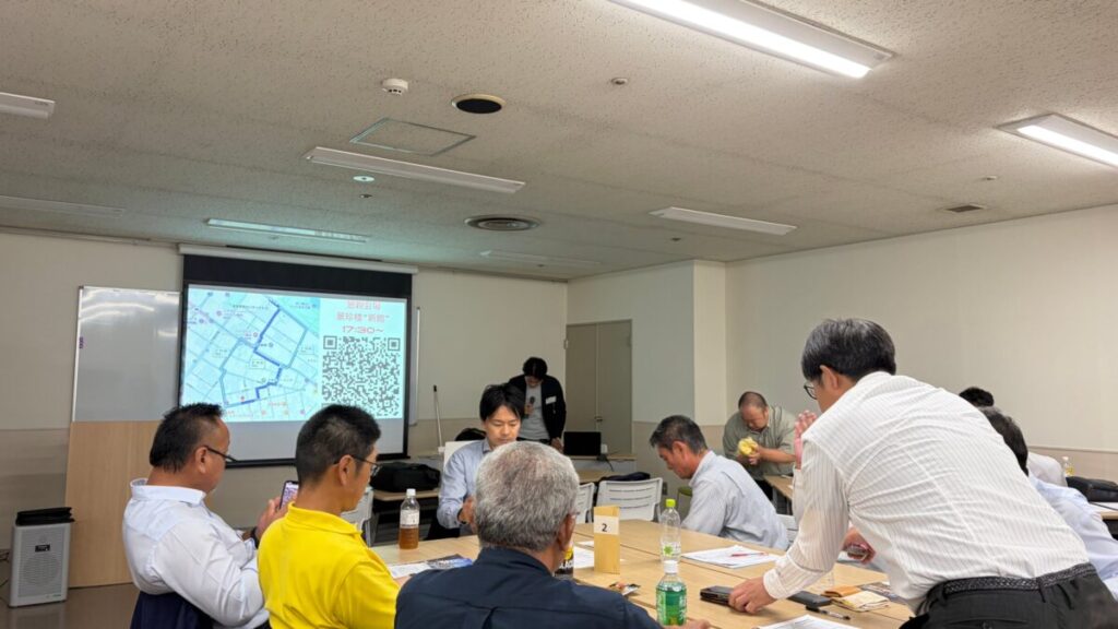 日本石材産業協会 支部長連絡会議の会場の様子