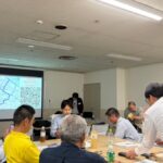 日本石材産業協会 支部長連絡会議の会場の様子